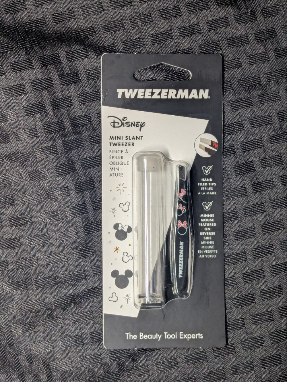 Black Minnie Mouse Disney Mini Slant Tweezermans.